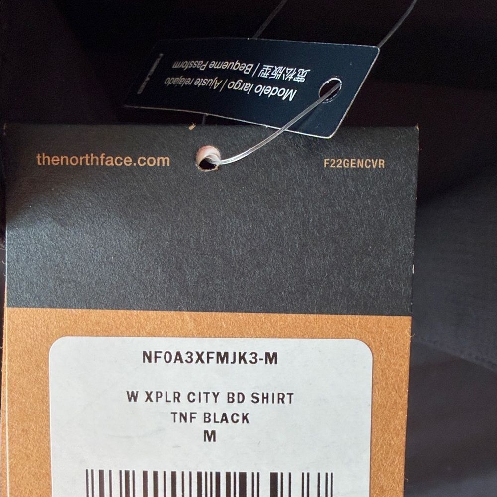 The North Face Explore City Bd Long Sleeve Shirt Black - Women Medium - Picture 5 of 9